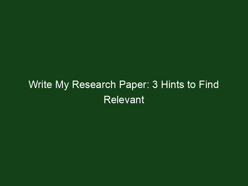 help writing my research paper